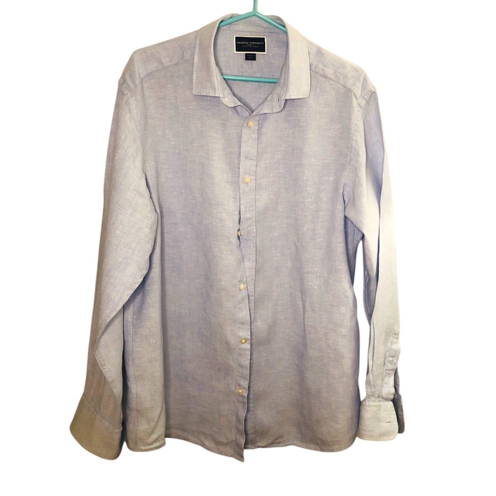 Charles Tyrwhitt Pale Blue Classic Fit Shirt - Light Blue